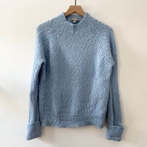 J. Crew Light Blue Alpaca Blend Sweater